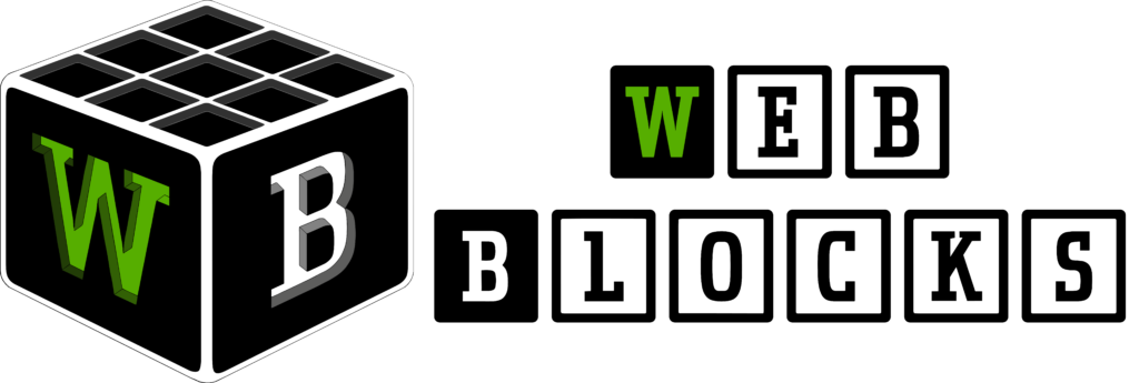 Ein Logo eines 3D-Blocks mit dem Buchstaben „W“ und dem Buchstaben „B“ auf den Seiten.